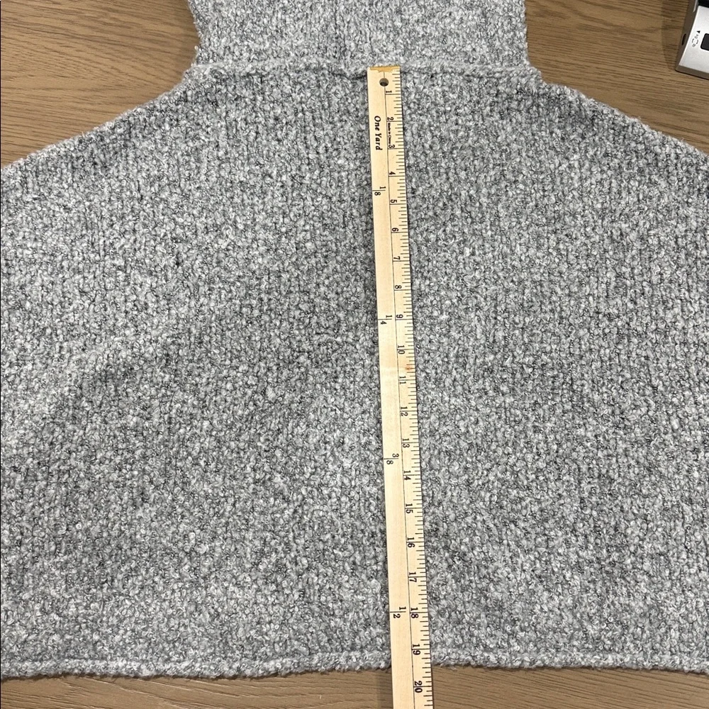 Free People Cozy Cowl Neck Sweater Medium Textured Knit Boho Chic‎ Oversized